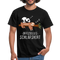 Panda Faultier Offizielles Schfafshirt Lustiges T-Shirt - Schwarz