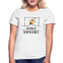 Hund im Bett Offizielles Schlafshirt Lustiges Frauen T-Shirt - Weiß