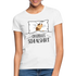 Hund im Bett Offizielles Schlafshirt Lustiges Frauen T-Shirt - Weiß