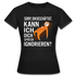 Faultier bin beschäftigt kann ich dich später ignorieren lustiges Frauen T-Shirt - Schwarz