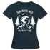 Berge Bergfreunde Wandern Ich muss weg die Natur ruft Frauen T-Shirt - Navy