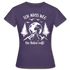 Berge Bergfreunde Wandern Ich muss weg die Natur ruft Frauen T-Shirt - Dunkellila
