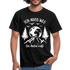 Berge Bergfreunde Wandern Ich muss weg die Natur ruft T-Shirt - Schwarz