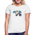 Bär Berge Sonnenaufgang Natur Wandern Camping Frauen T-Shirt - Weiß