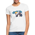 Bär Berge Sonnenaufgang Natur Wandern Camping Frauen T-Shirt - Weiß