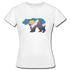 Bär Berge Sonnenaufgang Natur Wandern Camping Frauen T-Shirt - Weiß