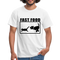 Hund Jagt Katze Fast Food Lustiges T-Shirt - Weiß