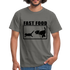 Hund Jagt Katze Fast Food Lustiges T-Shirt - Graphit