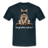 Faule Coole Katze - Fangt schon mal an Lustiges T-Shirt - Navy