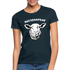 Cooles Schaf Rattenschaf Lustiges Frauen T-Shirt - Navy