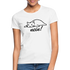 Faule Katze NOPE Lustiges Frauen T-Shirt Geschenk Katzenliebhaber - Weiß