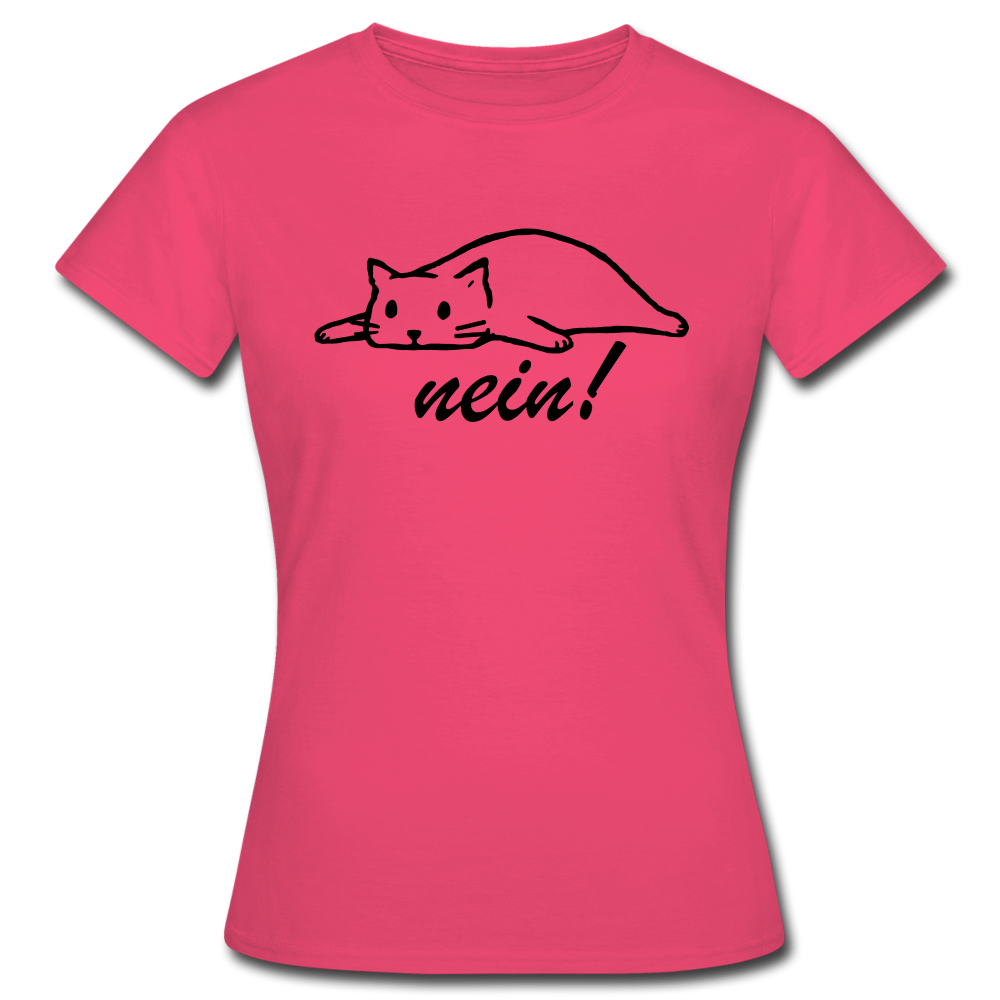 Faule Katze NOPE Lustiges Frauen T-Shirt Geschenk Katzenliebhaber - Azalea