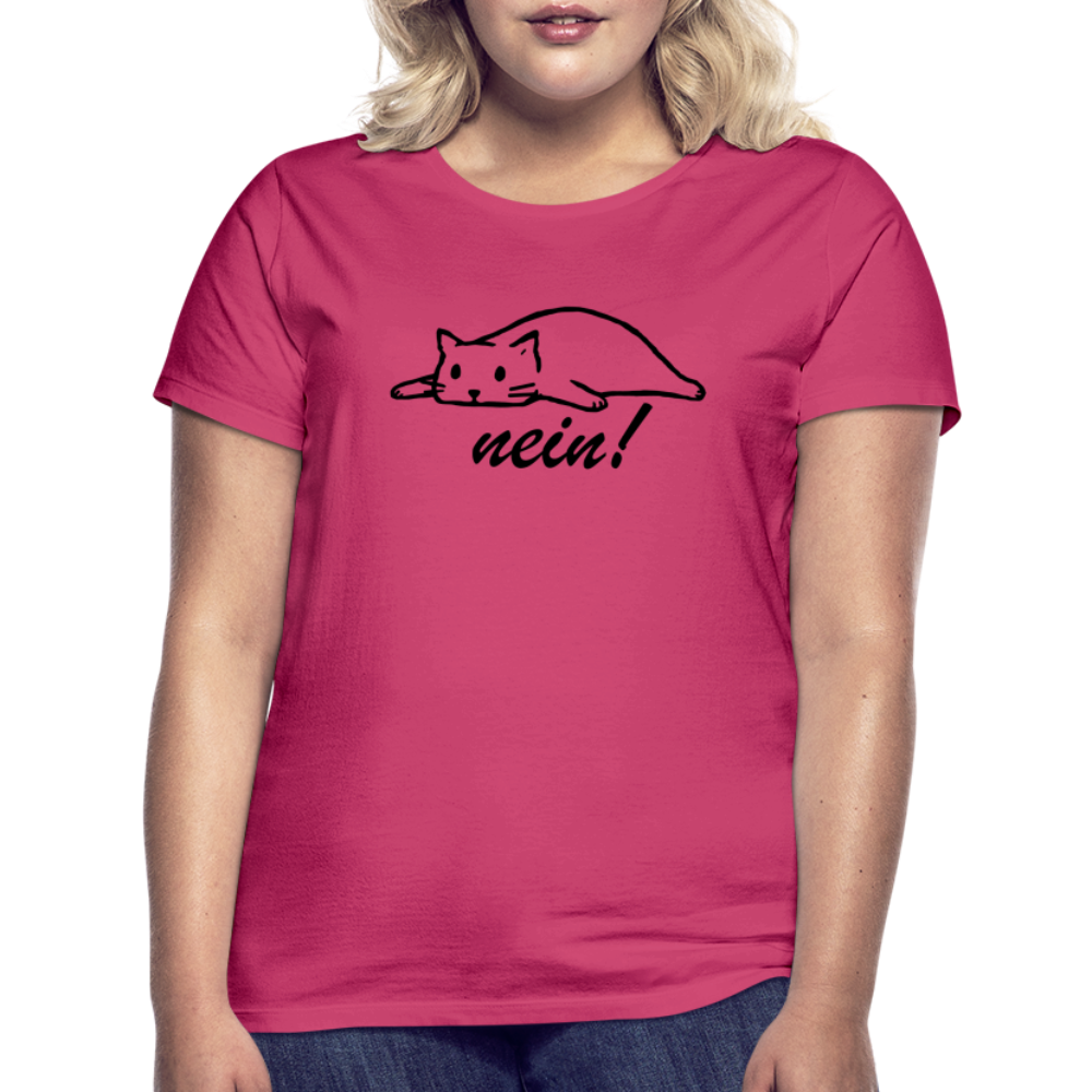 Faule Katze NOPE Lustiges Frauen T-Shirt Geschenk Katzenliebhaber - Azalea