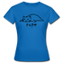 Faule Katze NOPE Lustiges Frauen T-Shirt Geschenk Katzenliebhaber - Royalblau