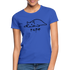Faule Katze NOPE Lustiges Frauen T-Shirt Geschenk Katzenliebhaber - Royalblau