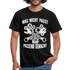 Mechaniker Handwerker Geschenk T-Shirt Was Nicht passt wird passend gemacht - Schwarz