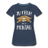 Faultier Zu Früh Und Zu Montag Lustiges Frauen Premium T-Shirt - Navy