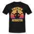 Yoga Geschenk T-Shirt Einatmen Ausrasen Lusig - Schwarz