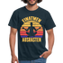 Yoga Geschenk T-Shirt Einatmen Ausrasen Lusig - Navy