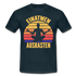 Yoga Geschenk T-Shirt Einatmen Ausrasen Lusig - Navy