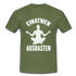 Yoga Geschenk Einatmen Ausrasen Lustige T-Shirt - Militärgrün