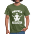 Yoga Geschenk Einatmen Ausrasen Lustige T-Shirt - Militärgrün