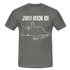 Faule Katze Mittelfinger Jahaa Mache ich - Später Lustiges T-Shirt - Graphit
