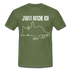 Faule Katze Mittelfinger Jahaa Mache ich - Später Lustiges T-Shirt - Militärgrün