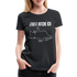 Faule Katze Mittelfinger Jahaa Mache ich - Später Lustiges Frauen Premium T-Shirt - Schwarz