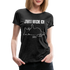 Faule Katze Mittelfinger Jahaa Mache ich - Später Lustiges Frauen Premium T-Shirt - Anthrazit