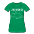 Faule Katze Mittelfinger Jahaa Mache ich - Später Lustiges Frauen Premium T-Shirt - Kelly Green