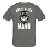 Biker zorniger Gorilla Böser alter Mann Geschenkidee T-Shirt Rückendruck - Graphit