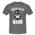 Biker zorniger Gorilla Böser alter Mann Geschenkidee T-Shirt - Graphit