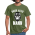 Biker zorniger Gorilla Böser alter Mann Geschenkidee T-Shirt - Militärgrün