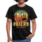 Camping Womo Geschenkidee Camping und Bier T-Shirt - Schwarz