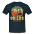 Camping Womo Geschenkidee Camping und Bier T-Shirt - Navy