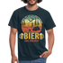 Camping Womo Geschenkidee Camping und Bier T-Shirt - Navy