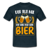 Bierliebhaber Der tut nix der will nur sein Bier Geschenkidee T-Shirt - Navy