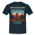 Fahrradfahrer Warum ich ohne Akku fahre weil ich es kann T-Shirt - Navy