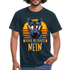 Lustige Katze Mittelfinger bevor du fragst NEIN T-Shirt - Navy