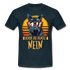 Lustige Katze Mittelfinger bevor du fragst NEIN T-Shirt - Navy