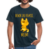 Lustige Katze Keine Lust bevor du fragst NEIN T-Shirt - Navy