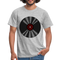 Vintage Schallplatte Retro Vinyl T-Shirt - Grau meliert