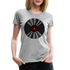 Vintage Schallplatte Retro Vinyl Frauen Premium T-Shirt - Grau meliert