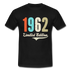 60. Geburtstag Geschenk T-Shirt Geboren 1962 Limited Edition - Schwarz