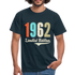 60. Geburtstag Geschenk T-Shirt Geboren 1962 Limited Edition - Navy
