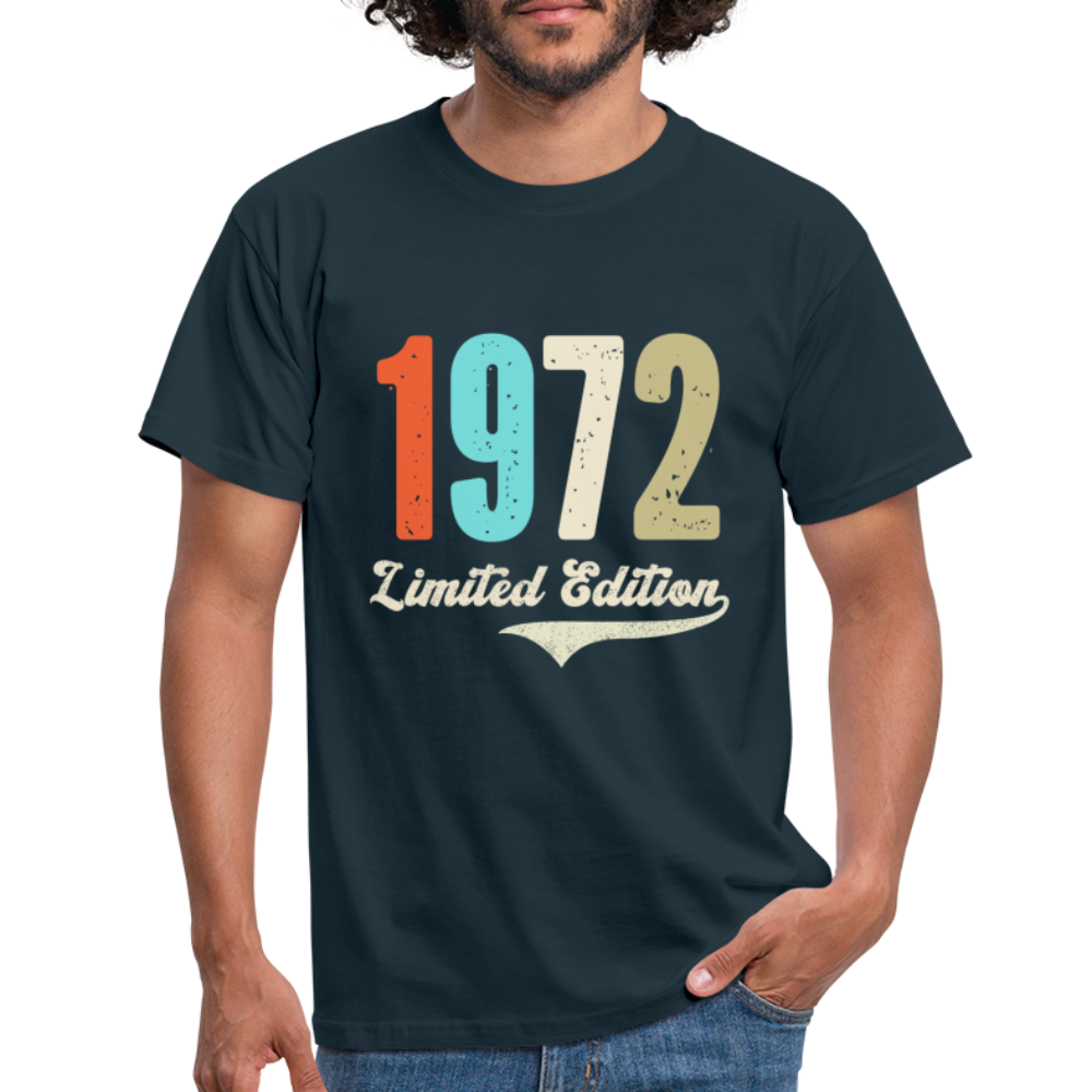 50. Geburtstag Geschenk T-Shirt Geboren 1972 Limited Edition - Navy