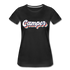 Camping Womo Wohnmobil Retro Style Camper Frauen Premium T-Shirt - Schwarz