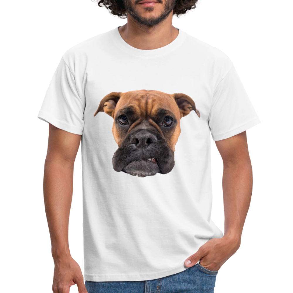 Hundefreunde Bulldog Lustiges T-Shirt - Weiß
