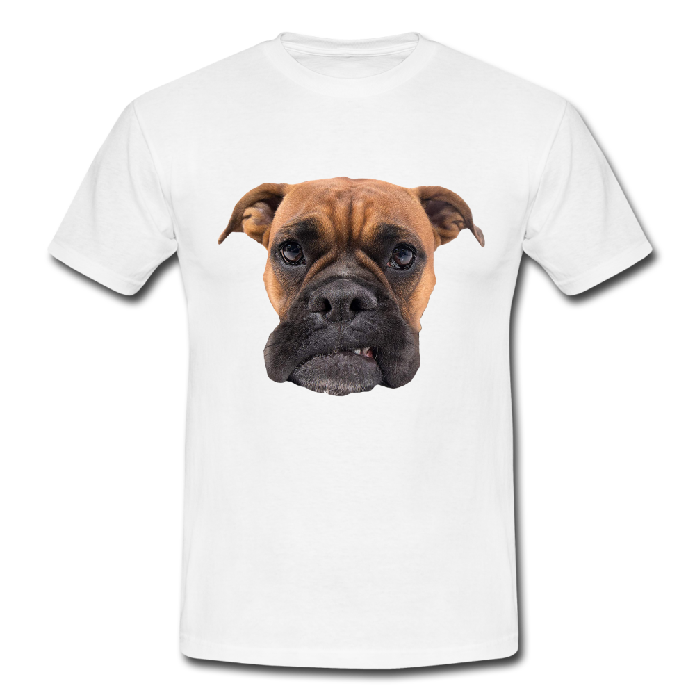 Hundefreunde Bulldog Lustiges T-Shirt - Weiß
